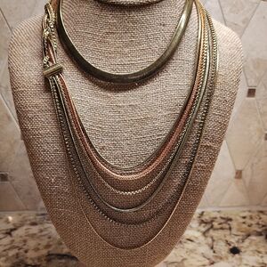 Chloe + Isabel RARE Tri-Color Braided Convertible Necklace
